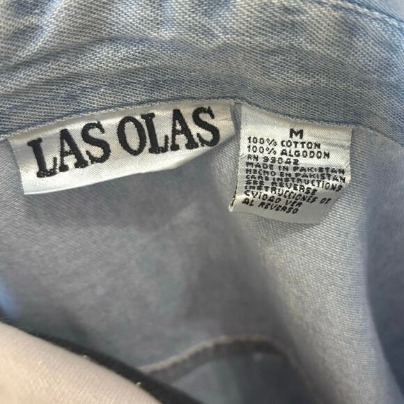 Las Olas Vintage Racing Car Shirt Set Size M/L - Picture 10 of 11